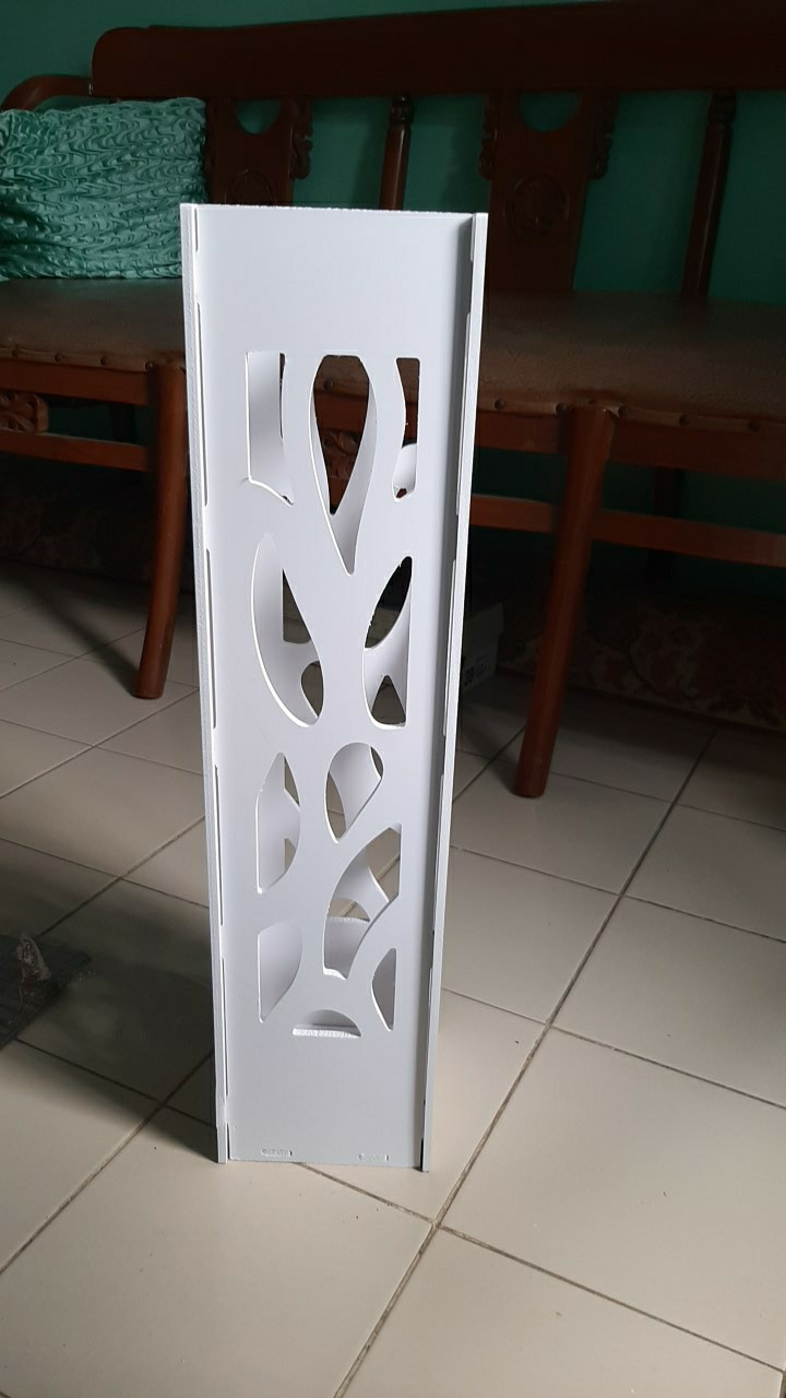 Tempat Payung Minimalis Kayu Warna Putih Di Rumah Kantor Sekolah,  Stand Umbrella