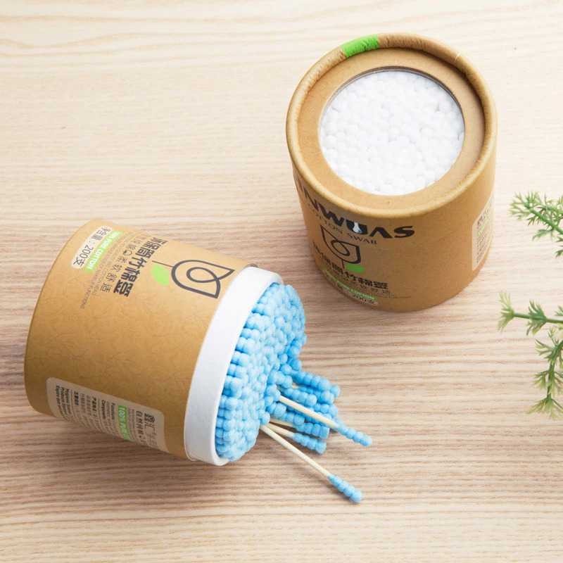 Cotton Buds Bambu Pembersih Telinga Korek Kuping 200 Pcs