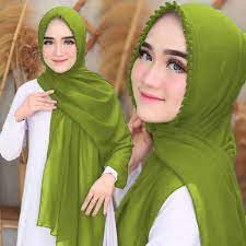 Pashmina KCB 175x70 pashmina tali lipit gerigi terbaru