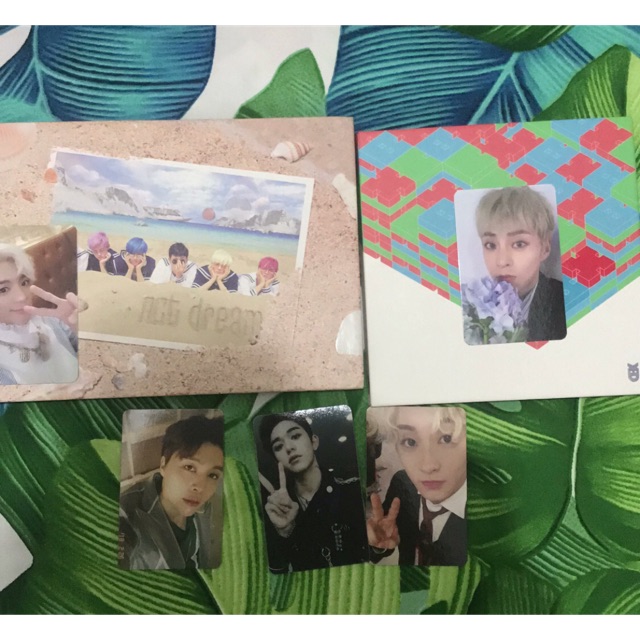 ALBUM NCT DREAM WE YOUNG , ALBUM CBX , PHOTOCARD JENO LUCAS MARK JOHNNY