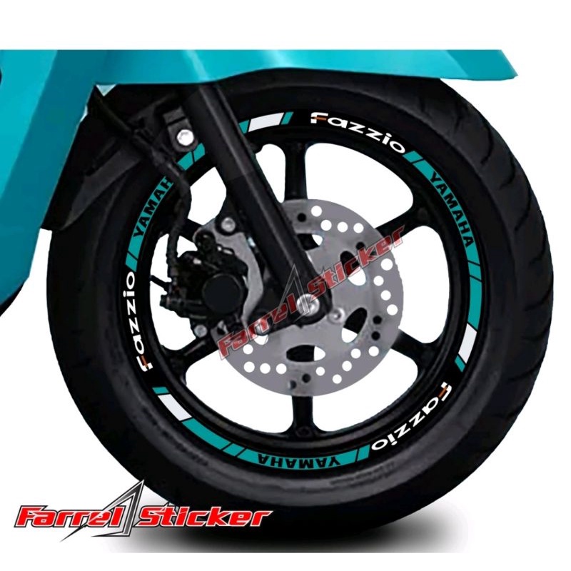 Stiker sticker velg Yamaha Fazzio