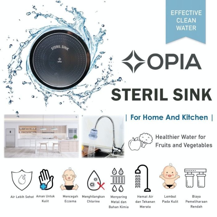 Opia - Steril Sink Filter Head Set - Healthy Water Purifiying System