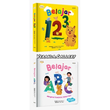 

Seri Kumi Belajar 123 Belajar ABC Boardbook Hardbook Anak Islam Muslim Pelangi Mizan Darmizan