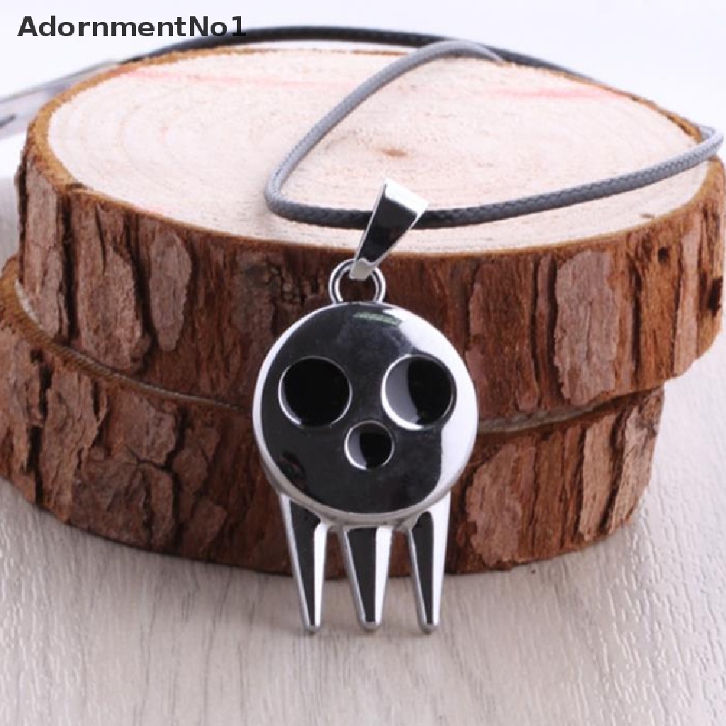 (AdornmentNo1) 1pc Kalung Rantai + Liontin Motif Anime Soul Eater Death The Kid Untuk Anak / Cosplay