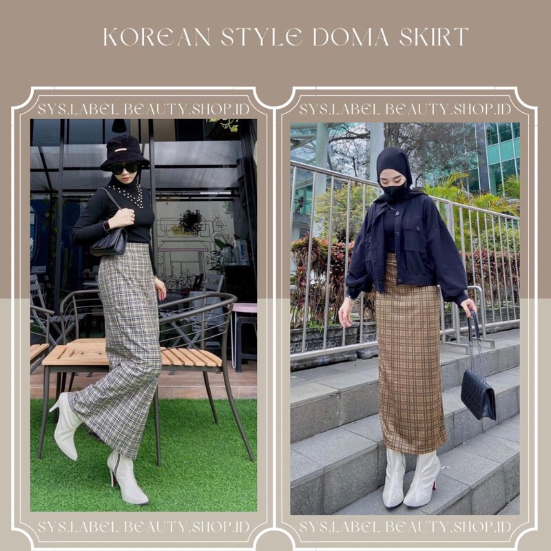 Korean Style Doma Skirt E4