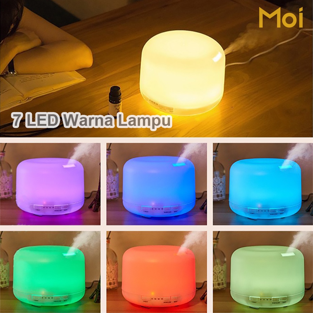 Moi Humidifier Diffuser Air Purifier Aromaterapy Essential oil Difuser 500ML+ Remote