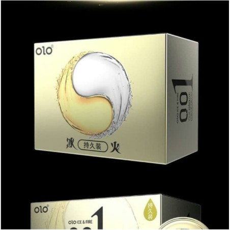 Kondom OLO 001mm Condom 001 Ultrathin Super tipis Natural Tahan Lama