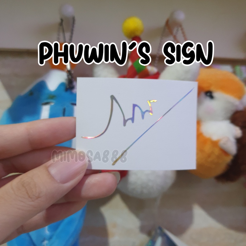 [cutting sticker] Phuwin Tangsakyuen edition