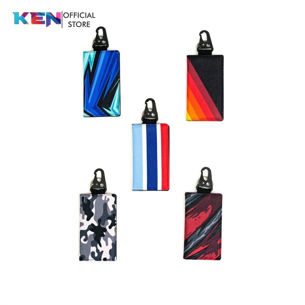 Dompet STNK E TOLL SIM Mobil Motor Printing / Gantungan Kunci Motif Pria Wanita / Full Printing- ~KENFACTORY