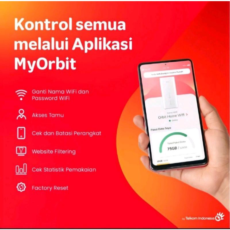 Telkomsel Orbit / myorbit/ orbittsel / internet mobile / internet murah / Bisa dibawa kemana - mana 