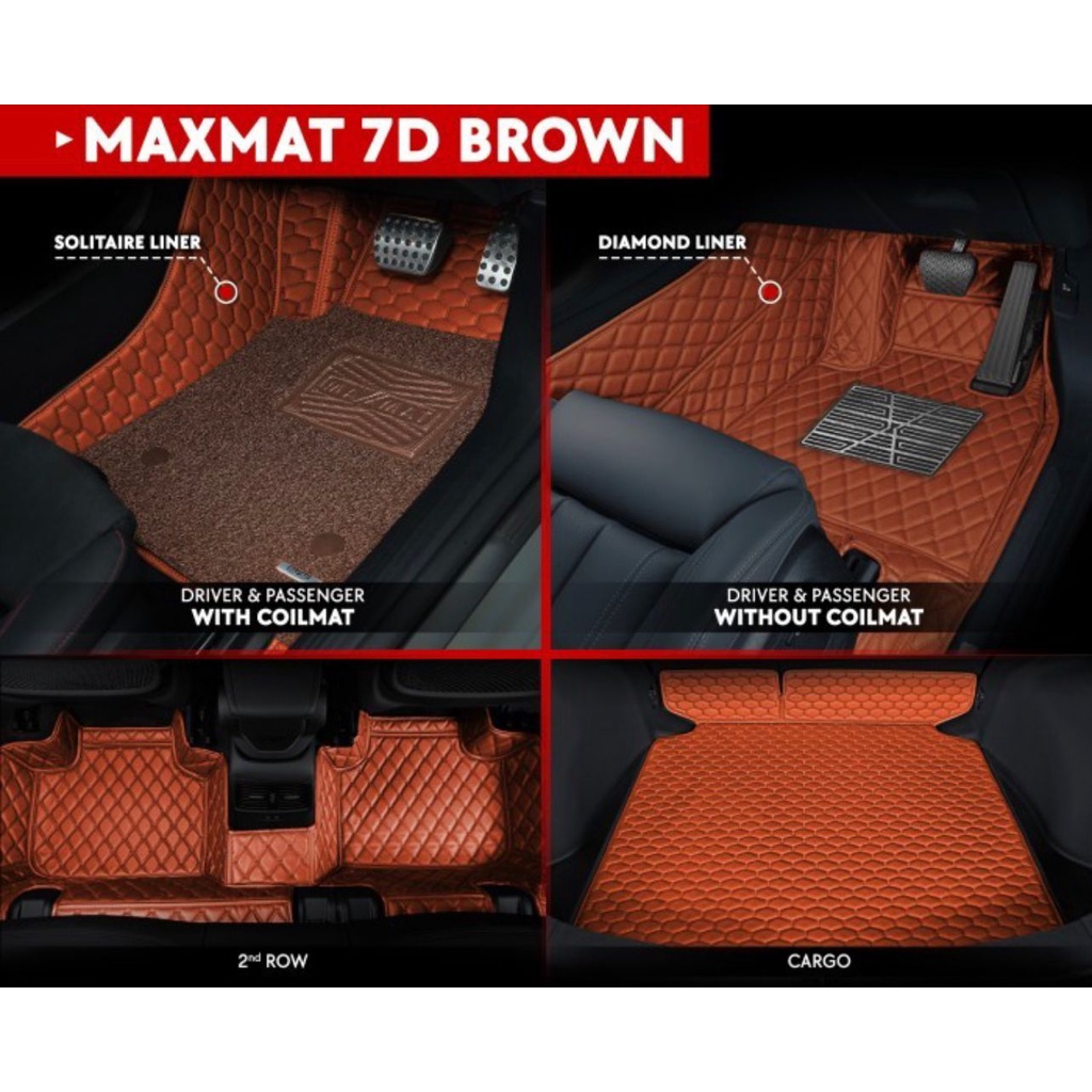 Karpet Mobil Maxmat 7D Raize Rocky 2021 2022 Full Bagasi