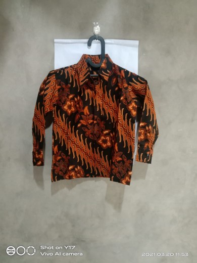 Batik Couple Keluarga Sania Ruffle Ori Ndoro Jowi Dnt Motif Madu Termurah Di