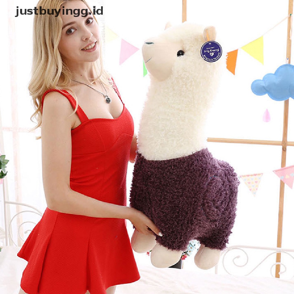 Justbuyingg.Id Mainan Boneka Alpaca Kartun Bahan Plush 28cm Untuk Bayi / Anak