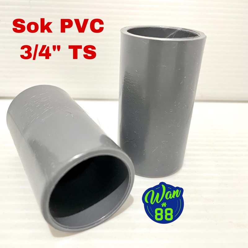 Sok pipa PVC Jaya TS 3/4" Sambungan pipa PVC polos
