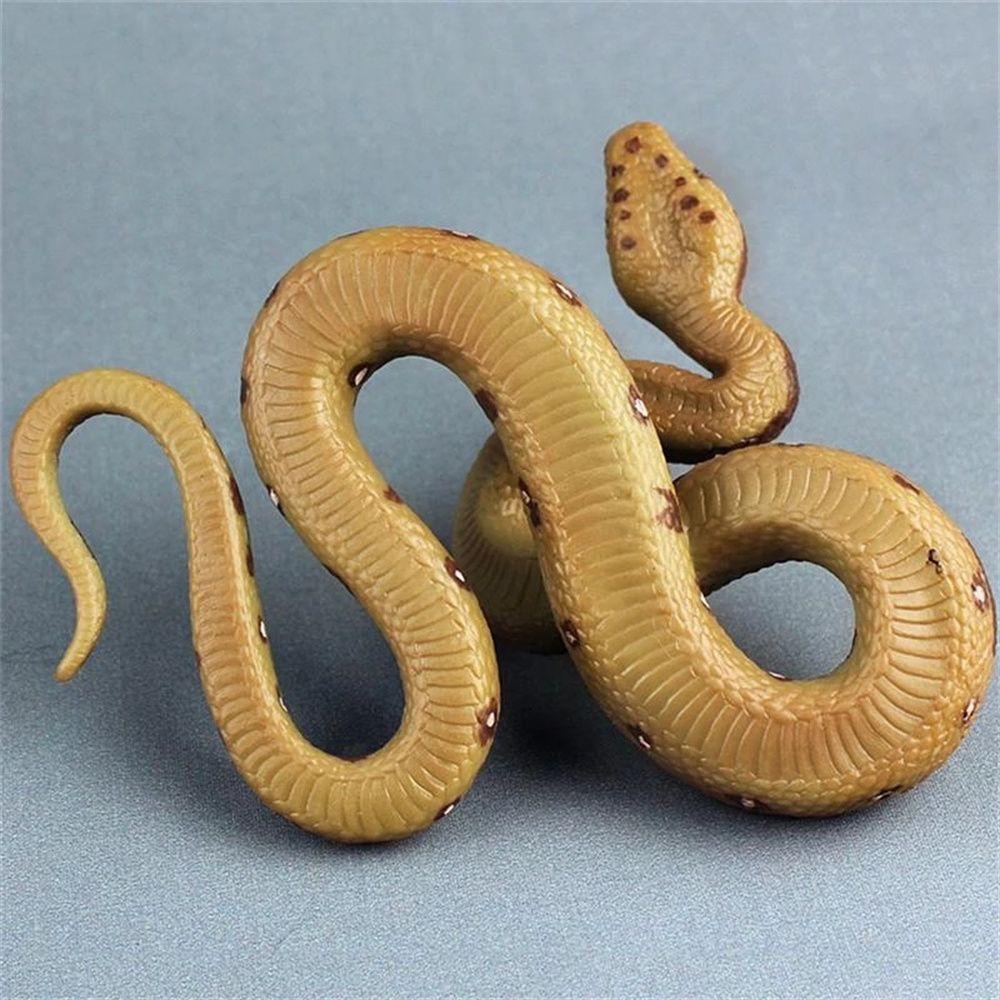 Needway Snake Toy Mainan Anak Mainan Halloween Model Python Liar Ukuran Besar Model Hewan Mainan Model Python