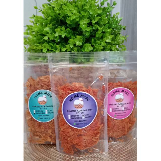 

Bawang Goreng tanpa Pengawet ||Original || Rasa || Renyah|| 50gr