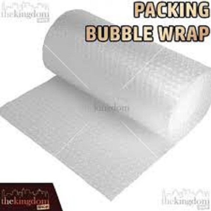 

Tambahan bubble wrap packing aman tebal busa