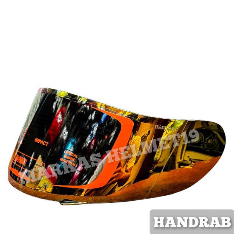 flat visor KYT r10 KYT k2r KYT rc7 iridium red gold