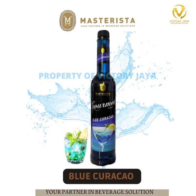 

Masterista sirup Blue Curacao 750ml Syrup perasa minuman