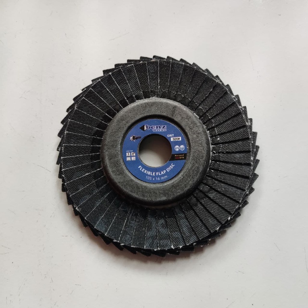 Amplas Susun Tumpuk Mata Gerinda Gurinda Besi Fleksibel Flexibel Flap Sanding Disc Grit 320