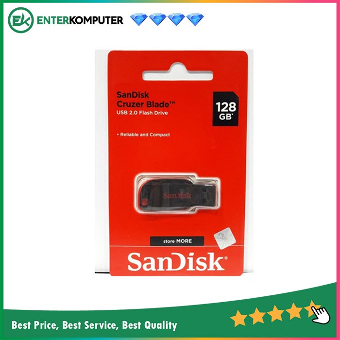 Sandisk Cruzer Blade CZ50 128GB / Flashdisk 128GB