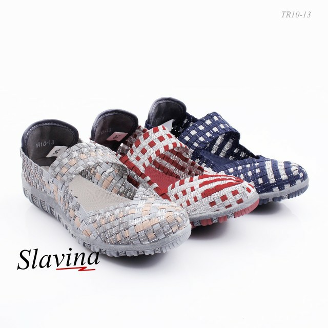 SEPATU SLAVINA RAJUT ORIGINAL BRAND Sepatu Rajut Sepatu Slip on Sepatu Wanita Sepatu Impor Batam