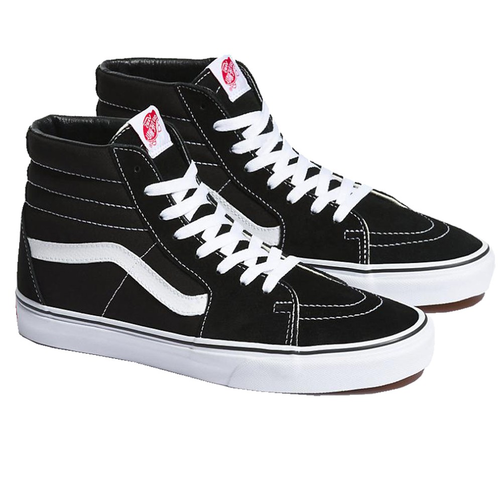 Sepatu Pria Vans Sk8 High Rebel Black List White Waffle DT IMPORT 01