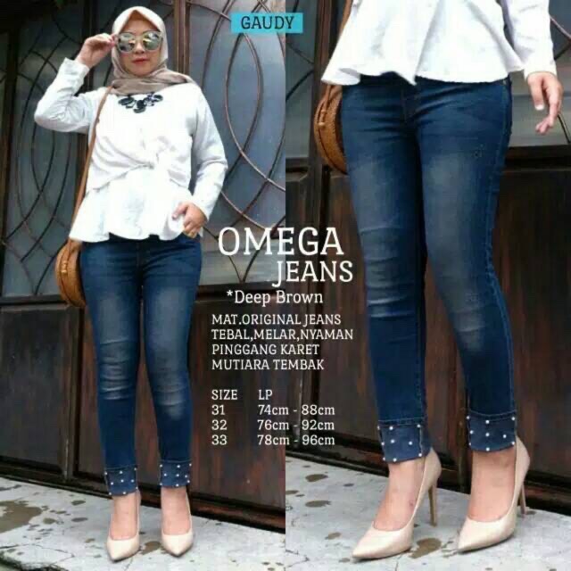 OMEGA JEANS GAUDY||MUTIA JEANS TEBAL