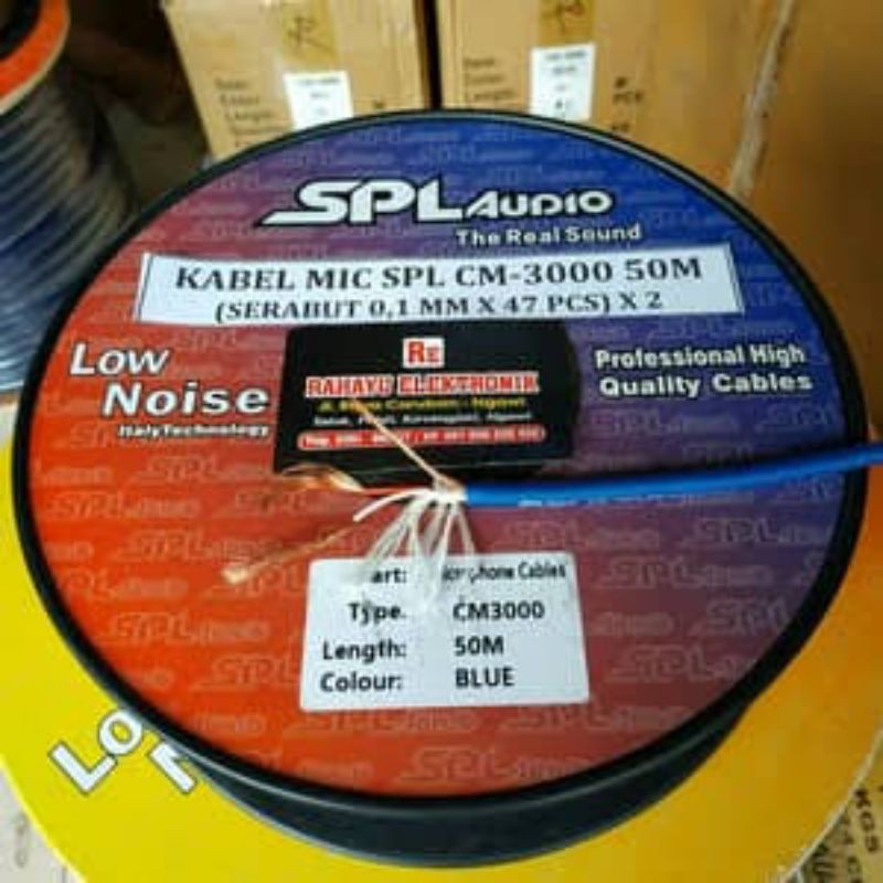 CABLE SPL AUDIO CM3000 KABEL MIKROFON 100 METER / 1 ROLL SPL CM 3000 SPL CM3000