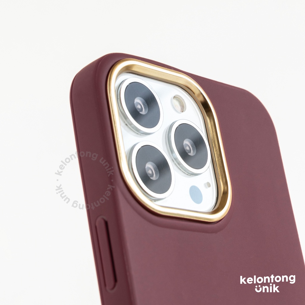 For iPhone - Metalic Matte Color Joint Case