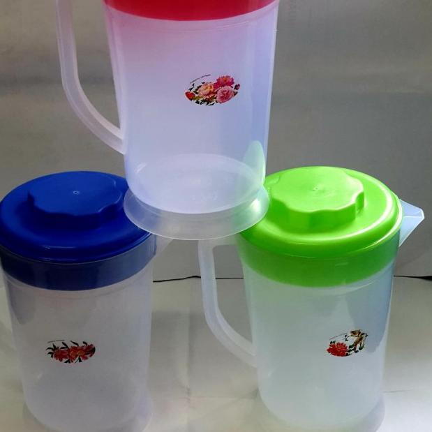 ♀ Teko Plastik Jumbo | Eskan Jumbo | Water Jug 2.5 liter - Campur ☈