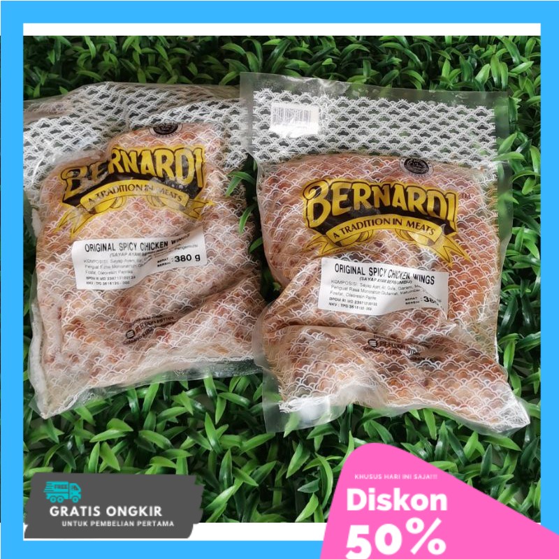 

Bernardi Original Spicy Chicken Wings - berat 380 gr