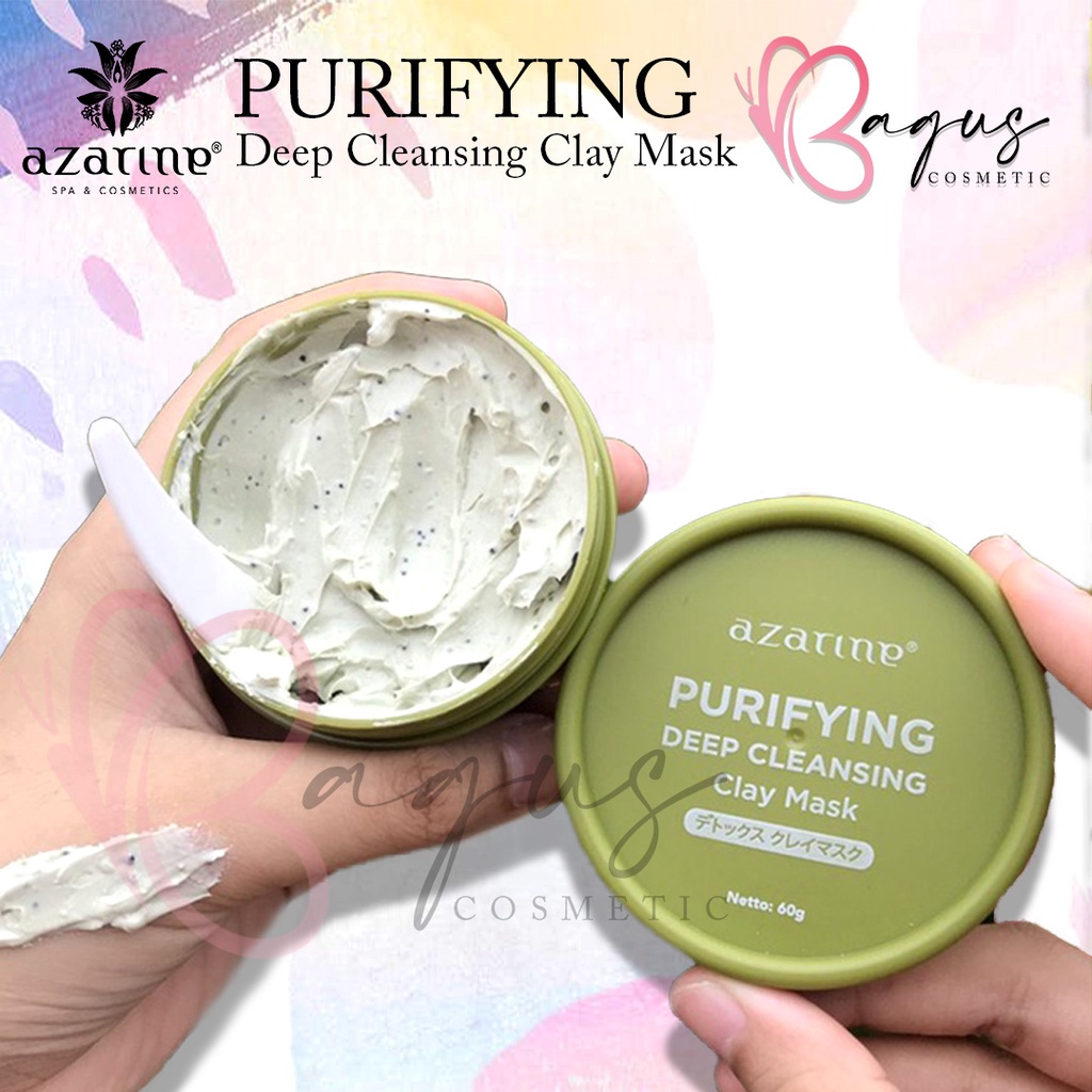 ⭐ BAGUS ⭐ AZARINE PURIFYING DEEP CLEANSING CLAY MASK 60gr | Masker Wajah