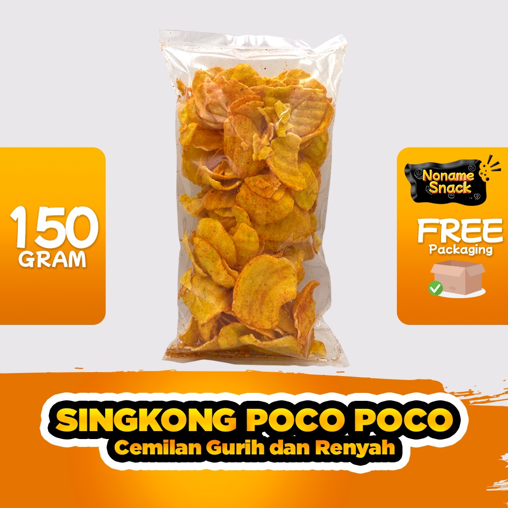 NoName Snack - Keripik Opak Singkong Poco Poco Matang Grosir 150Gr