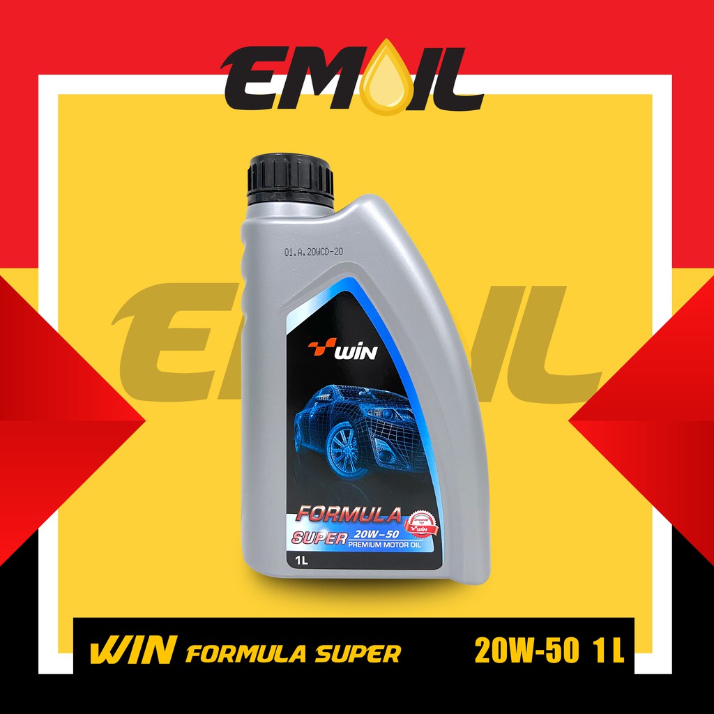 OLI WIN FORMULA SUPER PREMUM MOTOR OIL SAE 20W-50 ISI 1 LITER