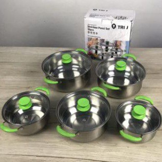 PANCI SET TRI J 10PCS TUTUP KACA