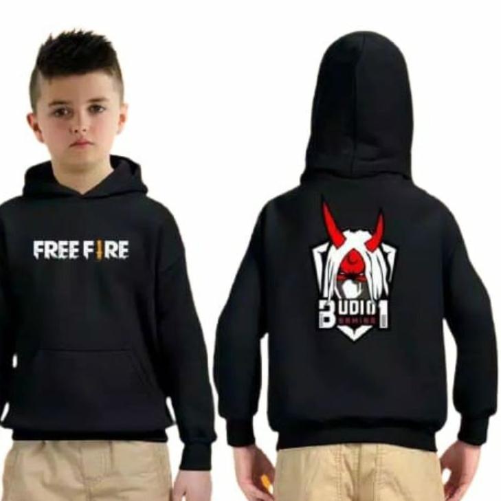➫ Sweater Free Fire Anak Laki Laki Budi 01 Gaming Jaket FF Evos Hoodie Anak ✾