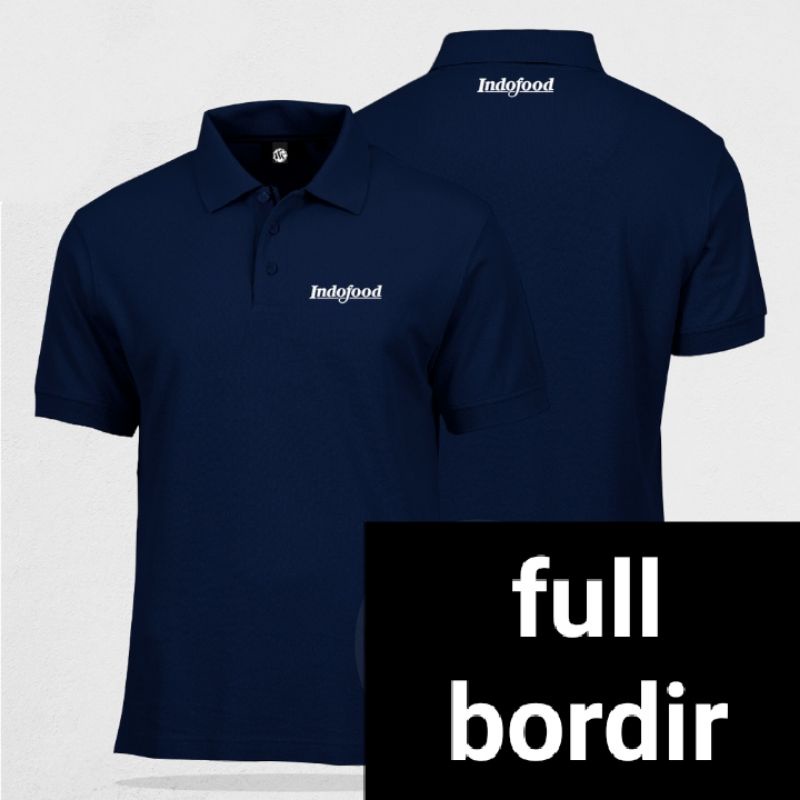 Kaos Indofood baju Indofood seragam Indofood poloshirt Indofood polo shirt Indofood kaos katun Indof