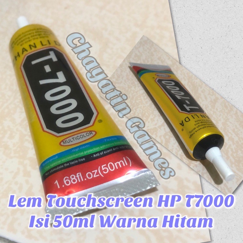 LEM TOUCHSCREEN / LCD T-7000 / T7000 50 ML ( HITAM )