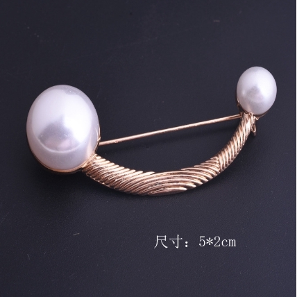 OSM - F490 Mutiara Bros Korea Berlian / Bros Pin Pearl / Brooch Mutiara Wanita / Aksesoris Fashion-F490 B11