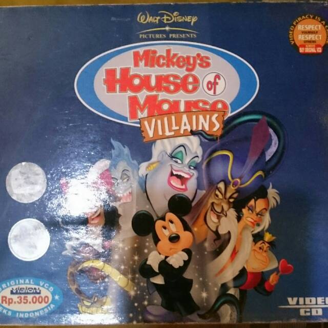 Vcd ori kartun walt disney.
