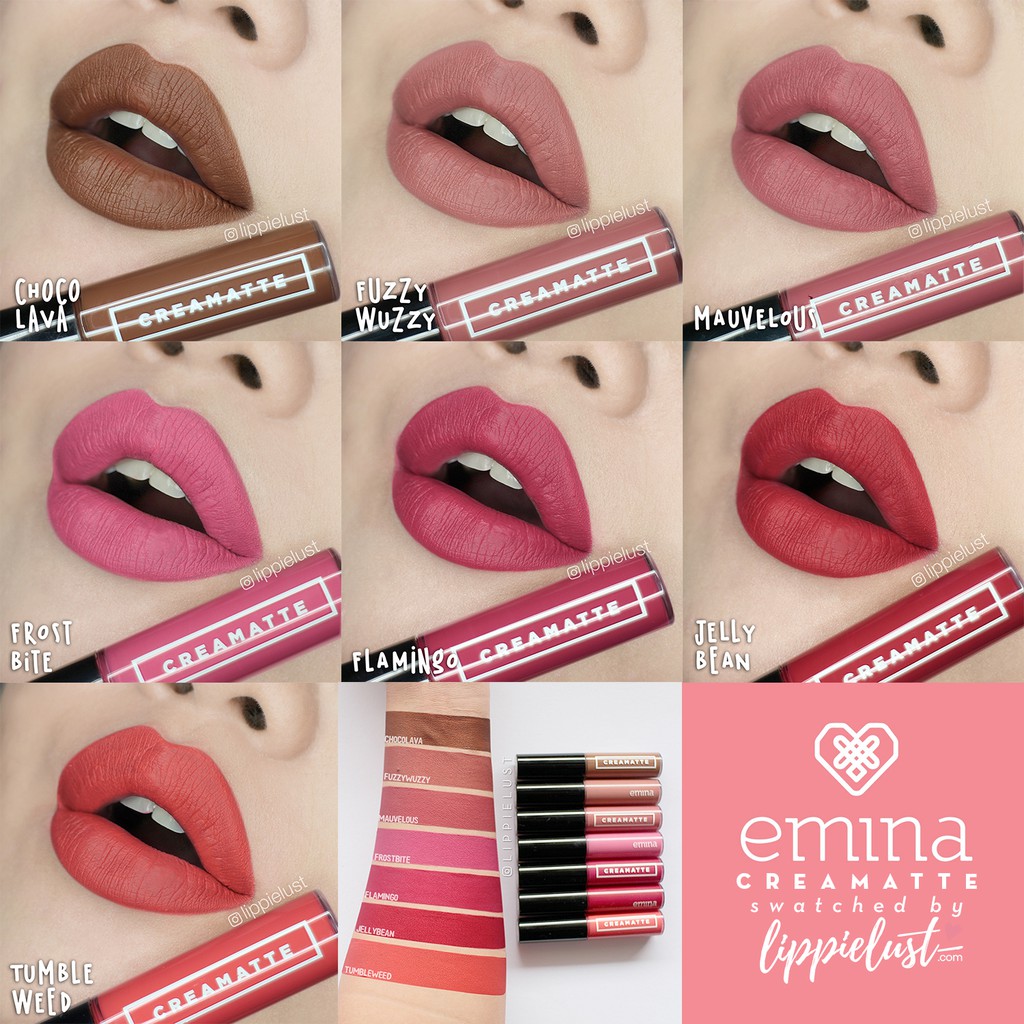 ☘️ CHAROZA ☘️ EMINA Creamatte Lip Cream