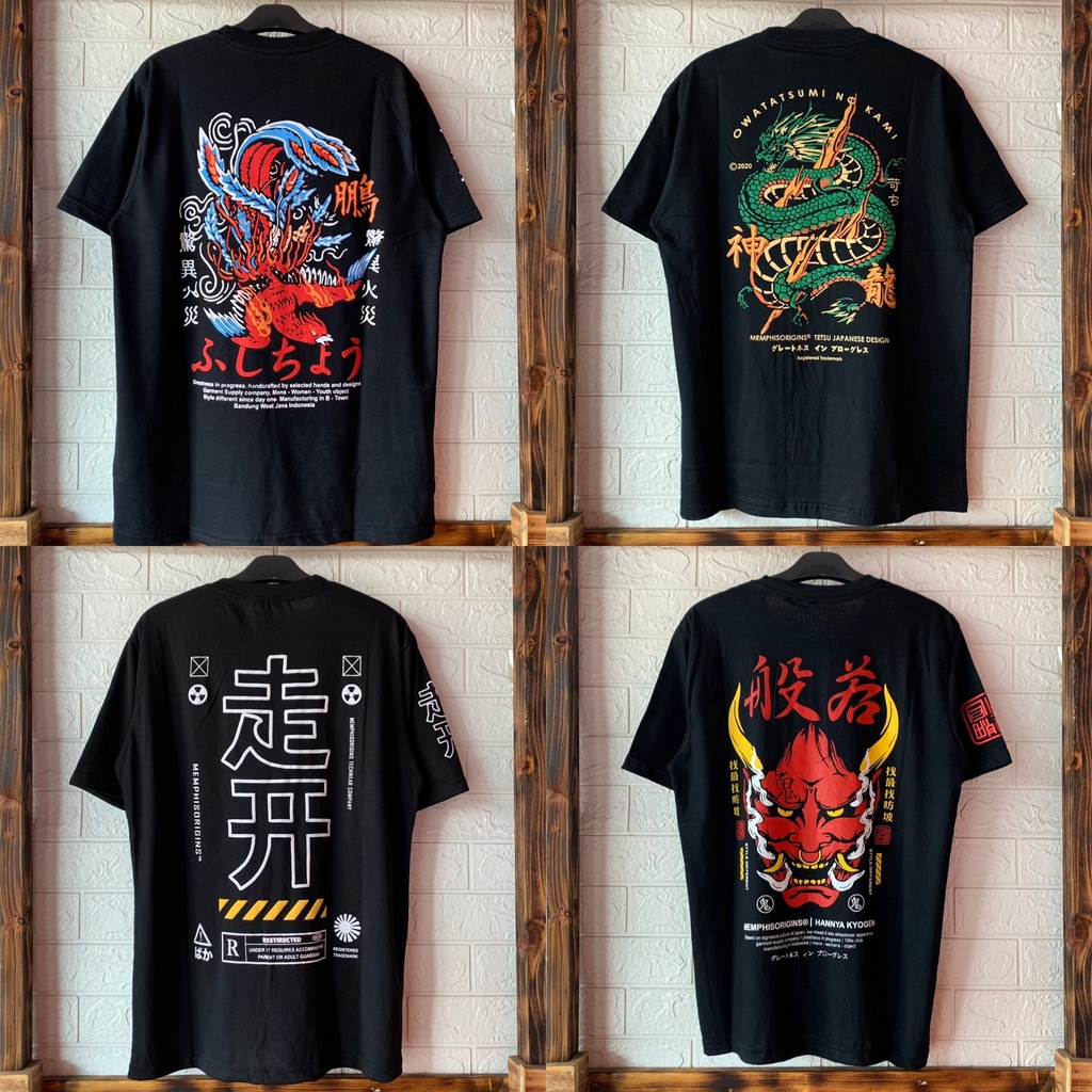 Kaos Distro Pria Premium - Kaos T-Shirt  Mempis Origin - Baju Kaos Pria Lengan Pendek - Pakaian Pria - Kaos Distro Murah - Kaos Pria Keren - Baju Pria Dewasa - Baju Pria Distro