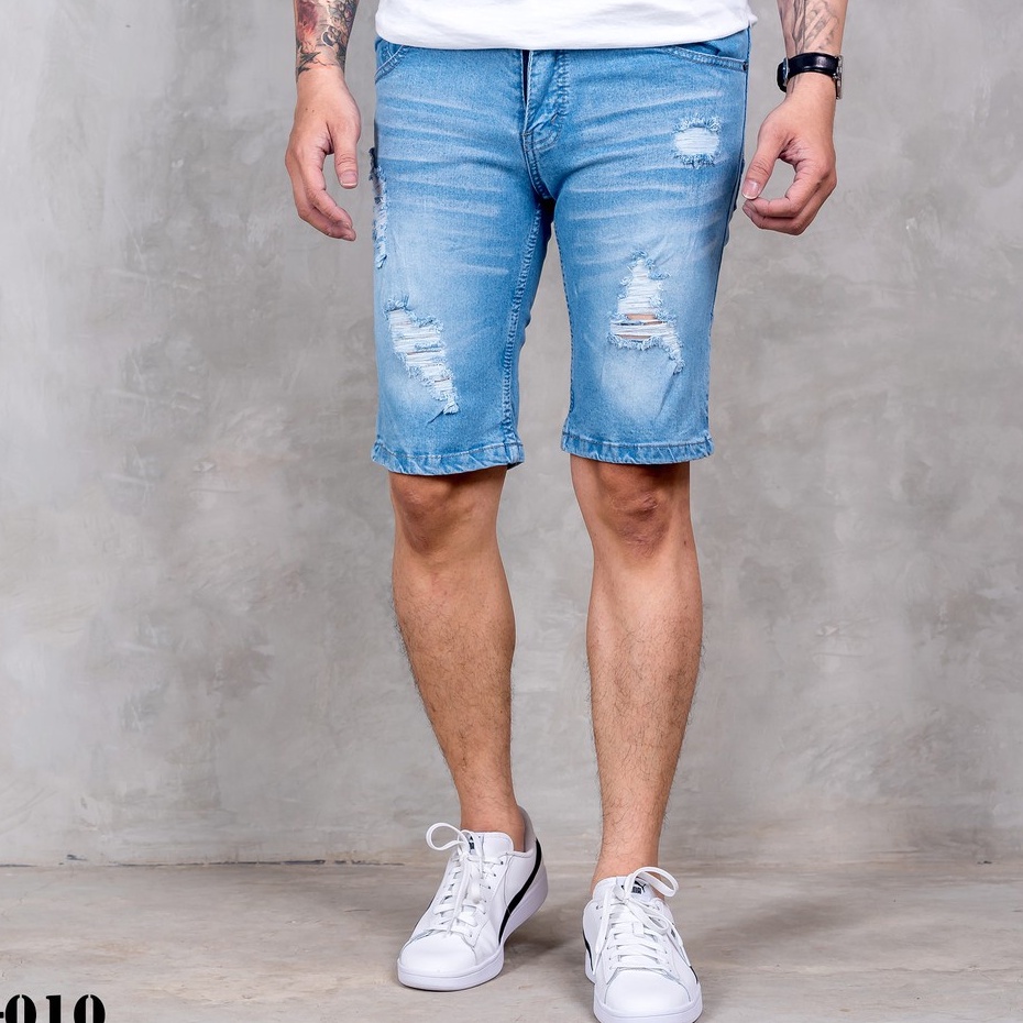Celana Pendek Sobek Cowok Dewasa Premium Distro