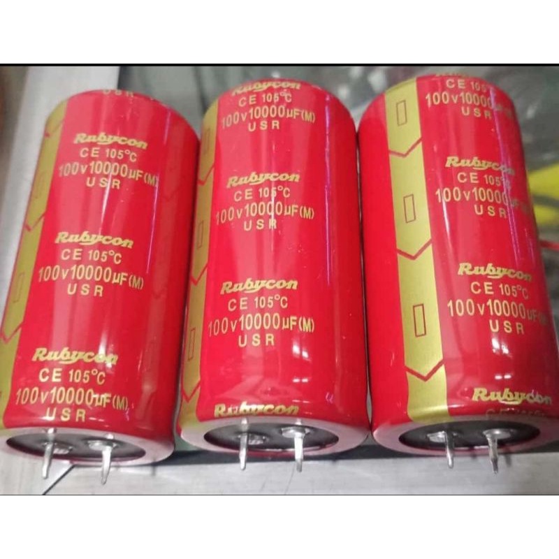 Elco Rubycon 10000uF 100V elko Rubycon For audio