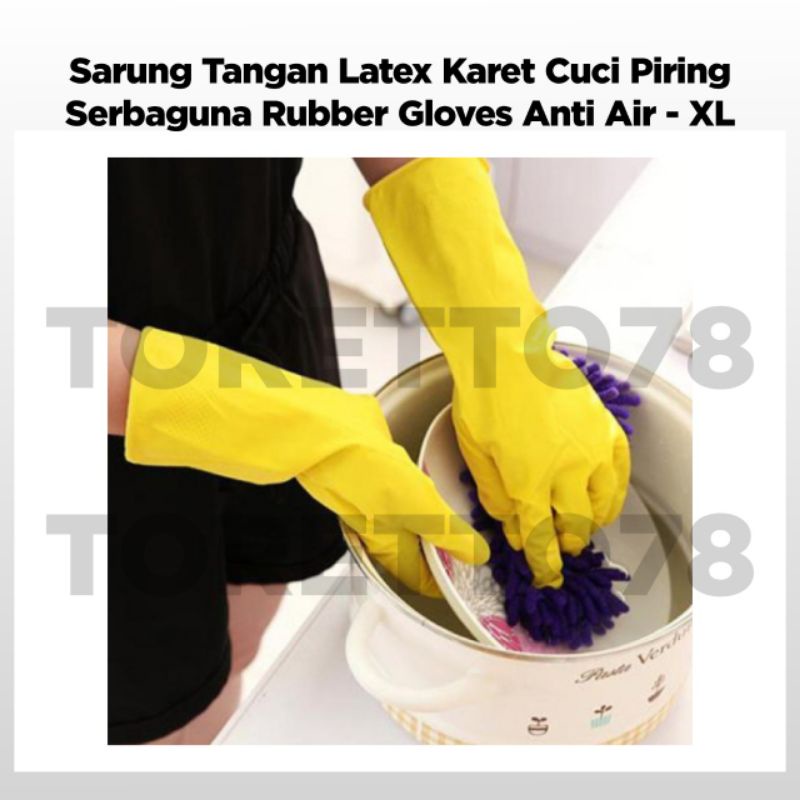 SARUNG TANGAN CUCI PIRING KARET LATEX