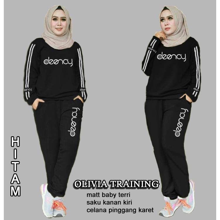 CTN Baju Setelan Training OLIVIA terlaris best seller