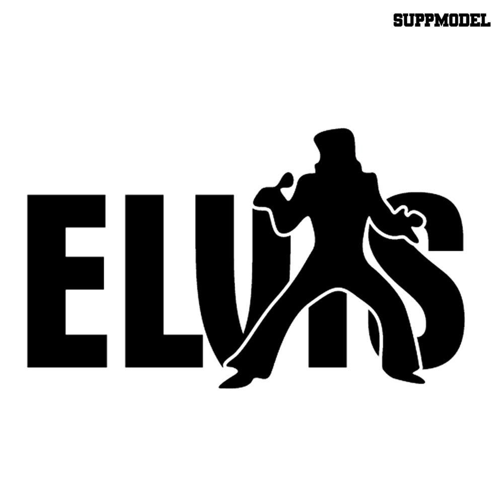 Stiker Vinyl Reflektif Elvis Untuk Bumper / Jendela Mobil