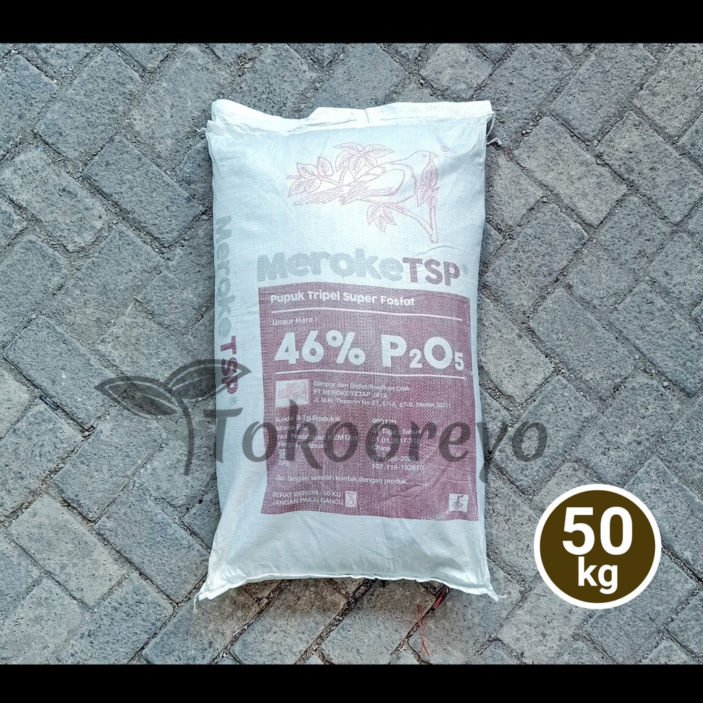 PUPUK MEROKE TSP 50 KG KEMASAN PABRIK VIA CARGO