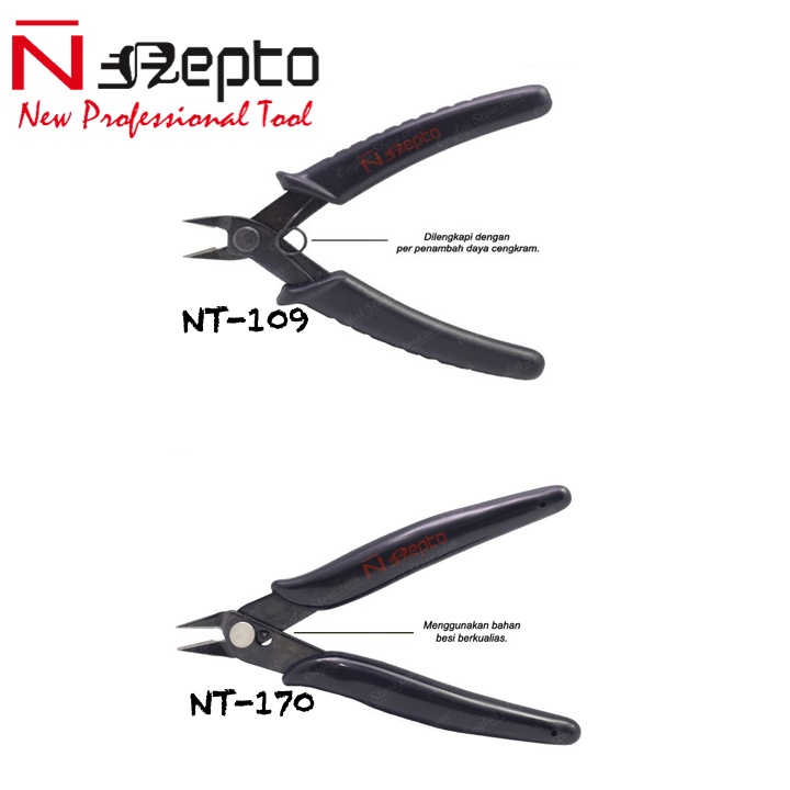 Tang Potong Kawat NEPTO NT-109 NEPTO NT-170 NT-109A Presisi